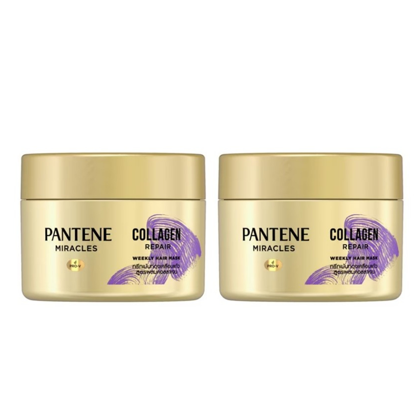 Pantene Pro-V Miracles Collagen Repair Weekly Hair Mask แพนทีน โปรวี มิราเคิล คอลลาเจน รีแพร์ แฮร์ ม