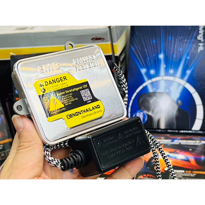 บัลลาสไฟซีนอน ballast xenon emc 55w แท้ สว่างพิเศษ รุ่นใหม่ ร้อนน้อย มาตรฐาน Germany เยอรมัน ราคาเฉพาะบัลลาส ไม่รวมหลอด