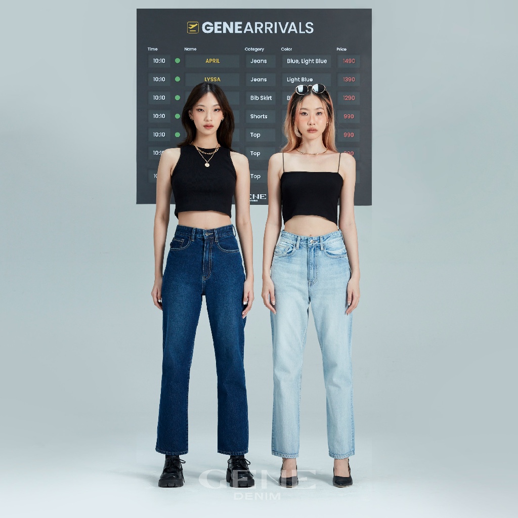 GENEDENIM กางเกงขายาว รุ่น April