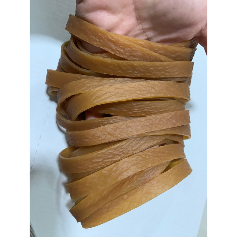 หนังยางแบน พับทบ 12 cm x 1cm (500g)ใช้รัดเอกสาร รัดของทั่วไป