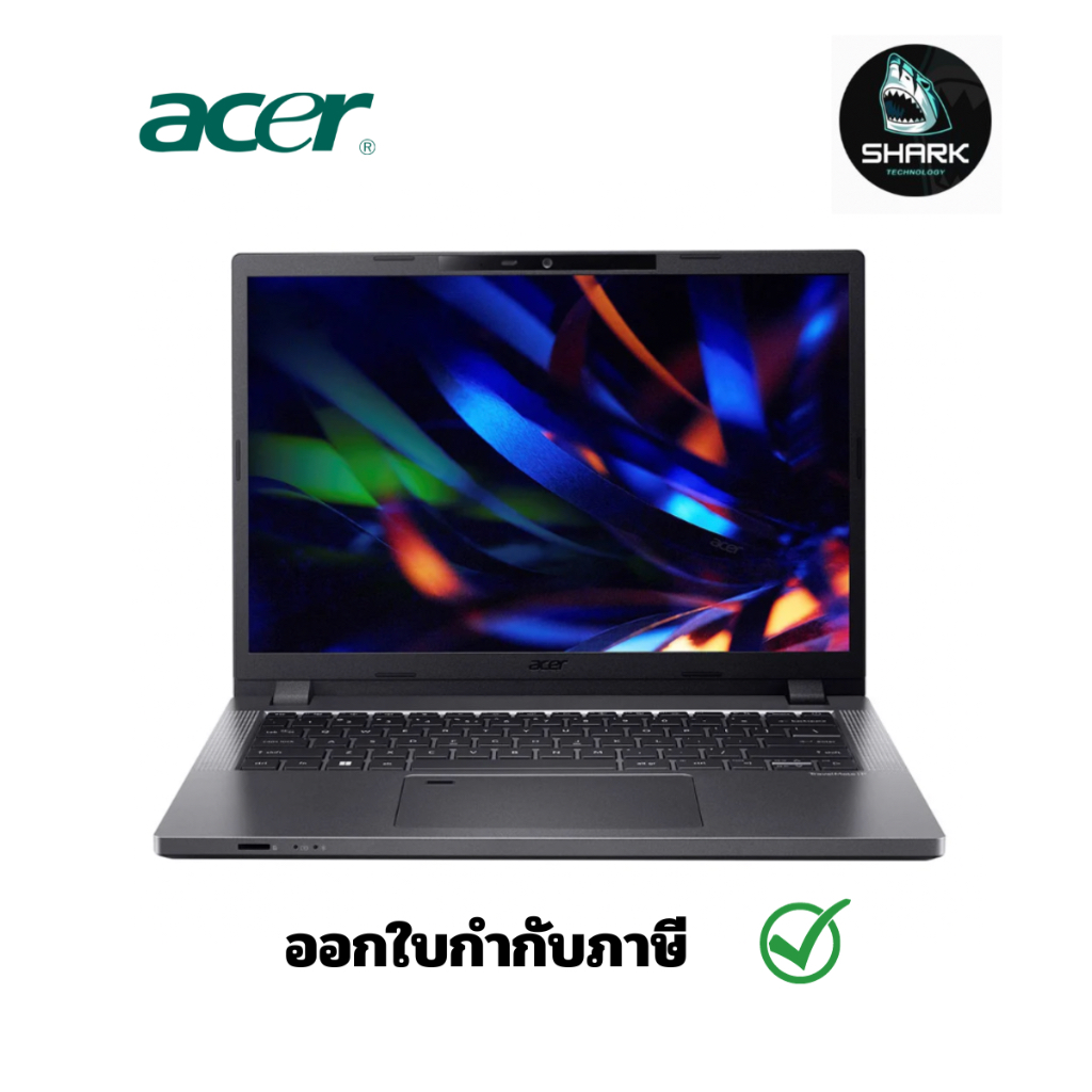 โน้ตบุ๊ค NOTEBOOK ACER TRAVEL MATE P216-51 TMP216-51-576Q i5-1335U 1x8GB 512GB 16" WUXGA NO OS (NX.B