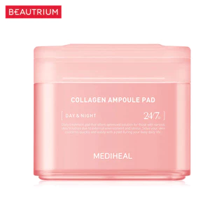 MEDIHEAL Collagen Ampoule Pad โทนเนอร์ 100 pads