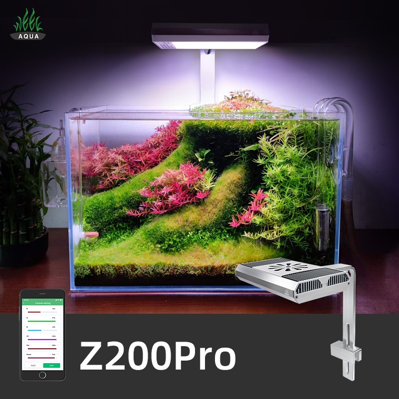 [Bluetooth 3.0 ใหม่ล่าสุด] Week Aqua Z-200 Pro โคมไฟตู้ไม้น้ำ แบบแขวนสุดเท่ 70W ไฟสำหรับตู้ 24 นิ้วขึ้นไป