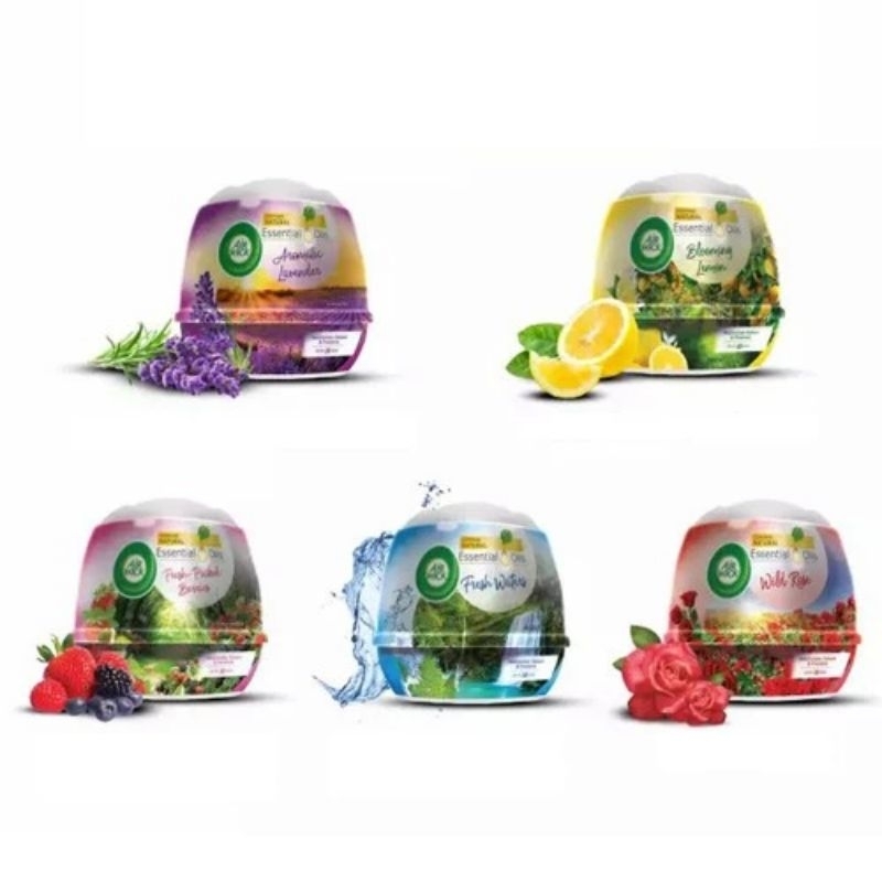 Air wick แอร์วิค น้ำหอมรถยนต์ เจลปรับอากาศ เจลหอม น้ำหอมปรับอากาศ ขนาด 180กรัม