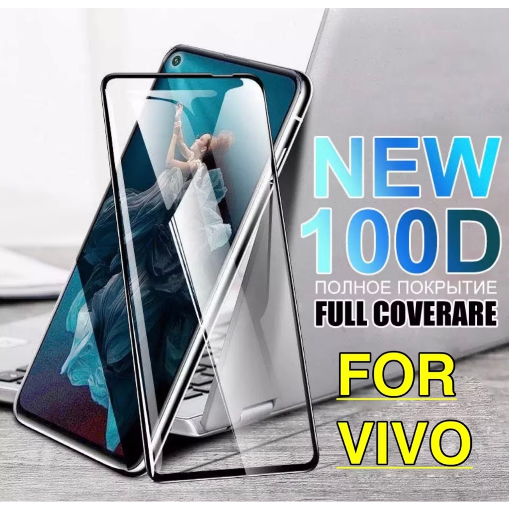ฟิล์มเต็มจอ Vivo Y02 Y02 Y16 Y22Y3s V19 Y11 Y12 Y17 V20 Pro Y20 S1 S1Pro Y50 Y30 Y91 91i Y95 Y93 Y91C V17 Y19 ฟิล์มกระจก