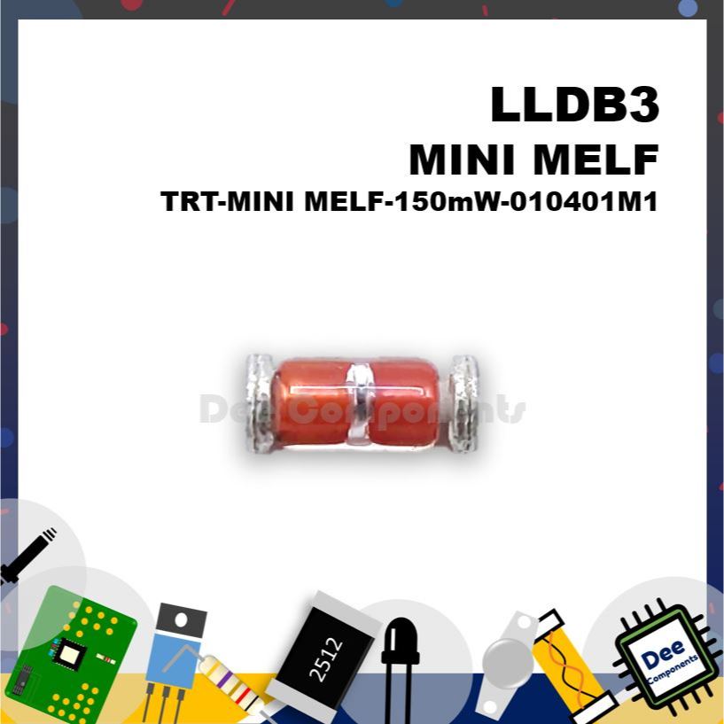 Taiwan Semiconductor LLDB3 Diacs 150mW Bi-directional MELF-150mW-010401M1 (50 ชิ้น)