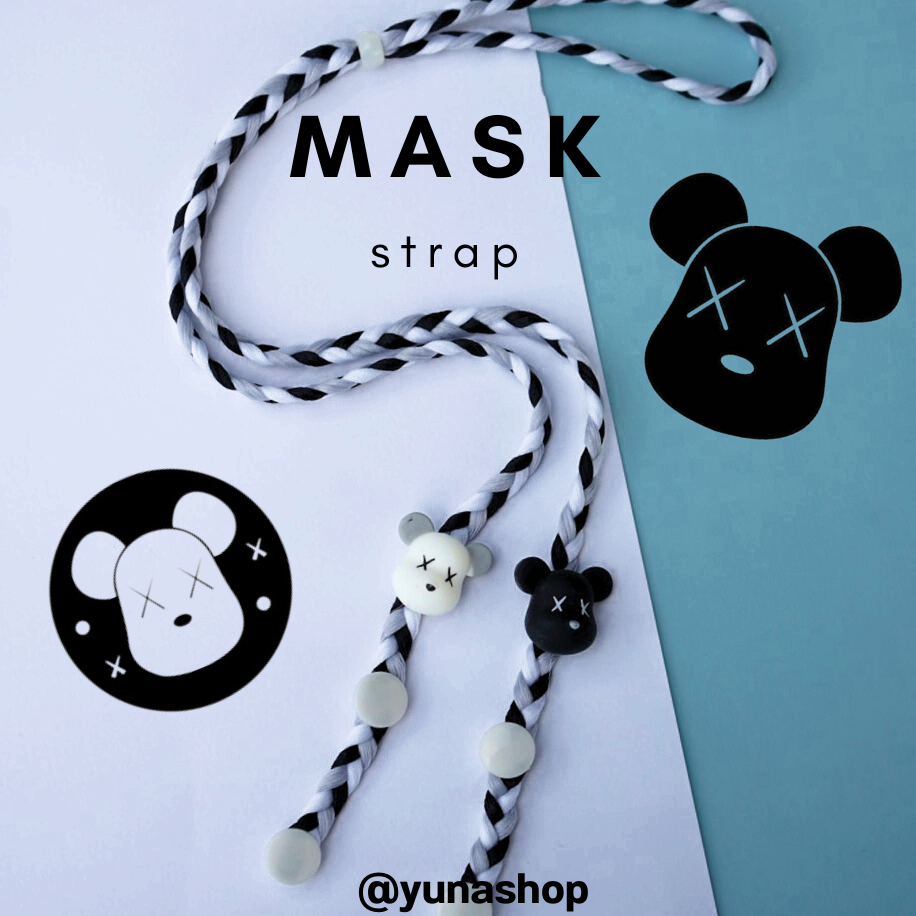 YUNA สายคล้องแมส หมีแบร์บริค