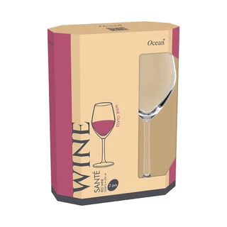 OCEAN แก้วไวน์แดง SANTE RED WINE 420 ML. (Pack of 2)