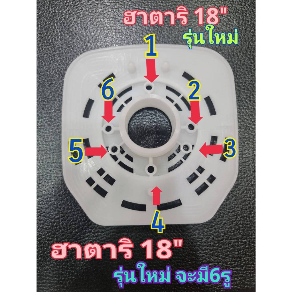 อะไหล่พัดลม กะโหลกหน้าพัดลมฮาตาริ ขนาด 18 นิ้ว แบบรุ่นเก่าและรุ่นใหม่