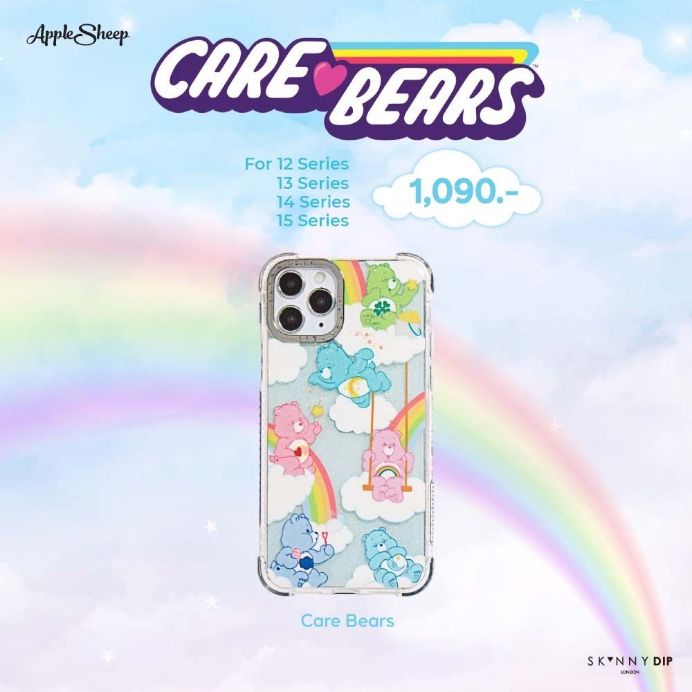 [Skinnydip Care Bears] เคสมือถือสำหรับไอโฟน สำหรับiPhone รุ่น12Series /13Series / 14 Series /15 / 15 Pro/15 Pro Max