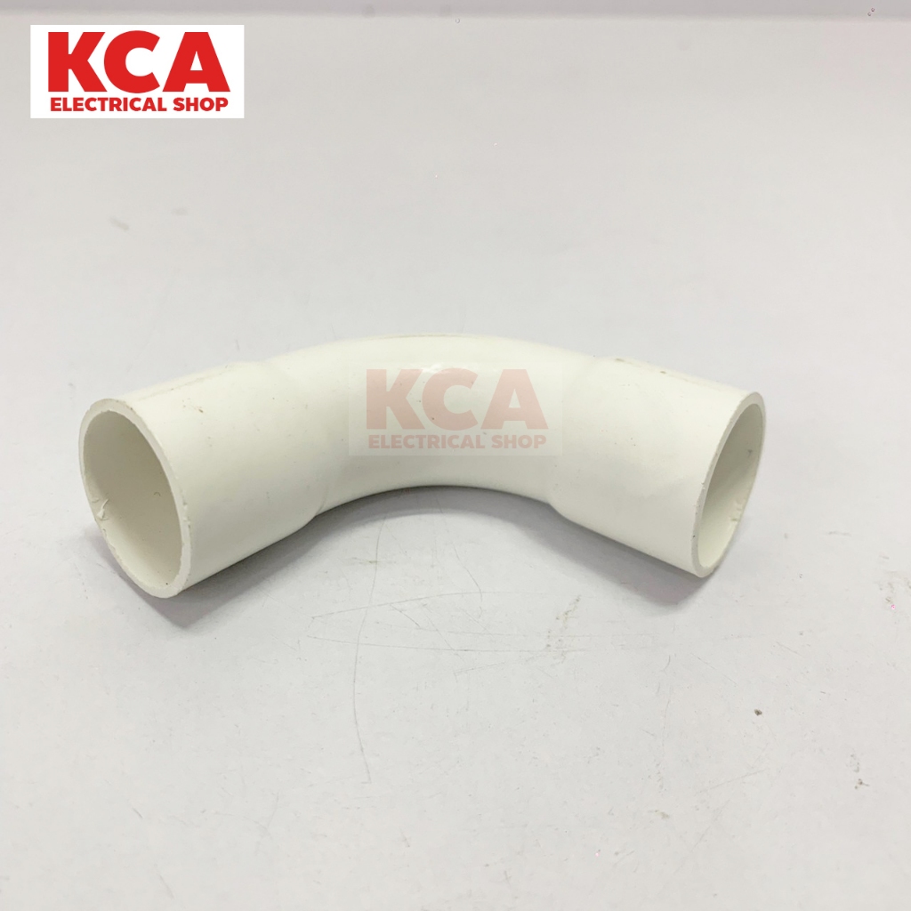 UPC ข้อโค้ง PVC 90 องศา สีขาว สีเหลือง สีดำ (จำนวน 10 ตัว) พีวีซี เกรดหนา แข็งแรง สีสวย - รูปที่ 2