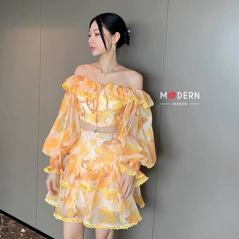 ชุดเซ็ตสีส้มสวยแซ่บป้ายModern