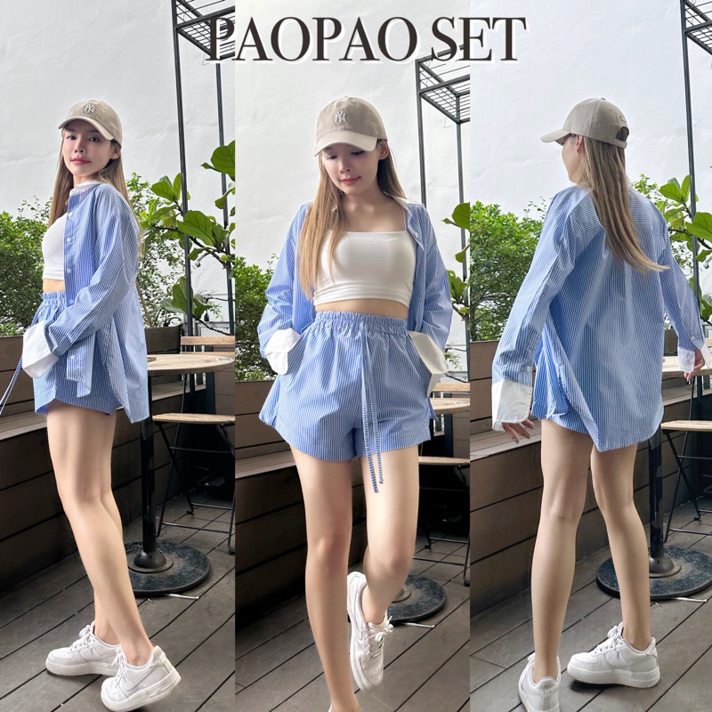 SEPTEMBER ME - PaoPao เสื้อเชิ้ต กางเกงขาสั้น