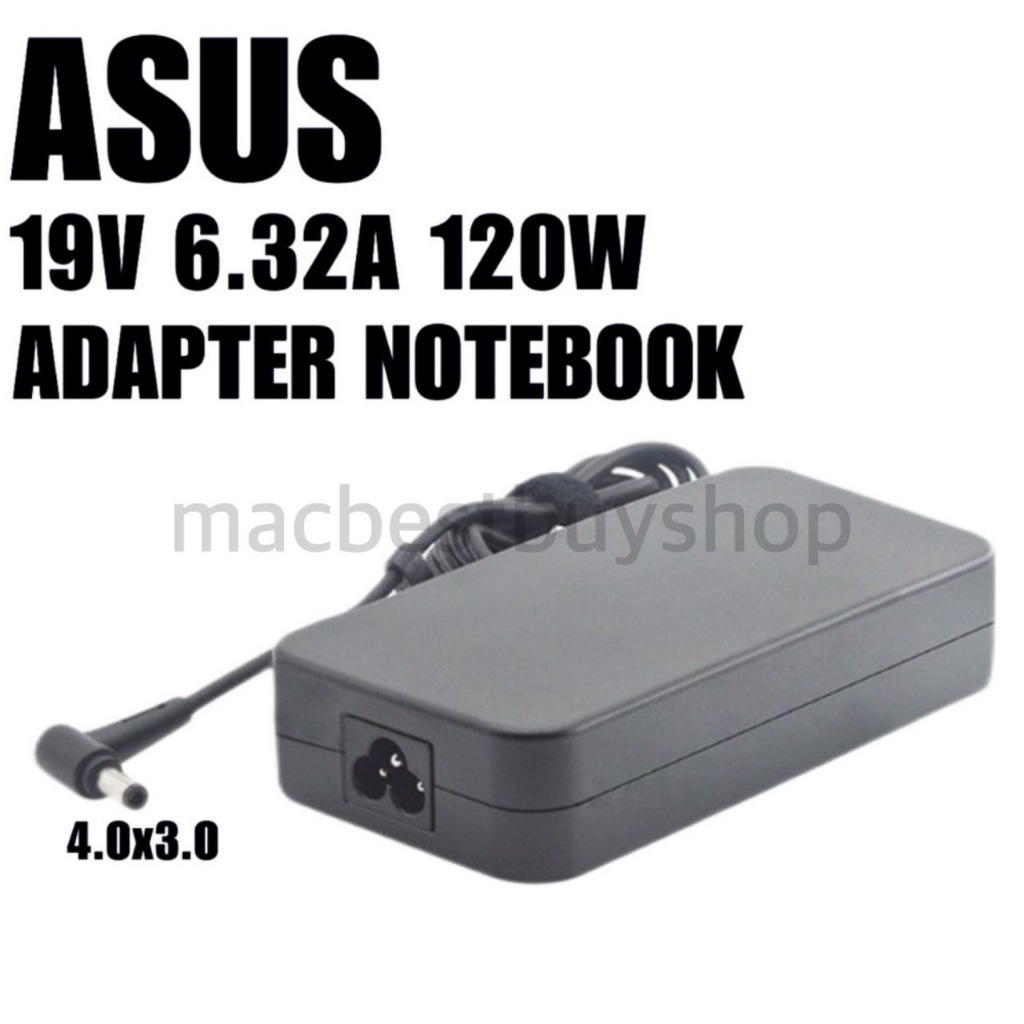ASUS 19V 6.32A 120W หัวเข็มขนาด 4.5 * 3.0 MM Adapter อะแดปเตอร์  ASUS ASUS A570Z F570Z K570Z R570Z