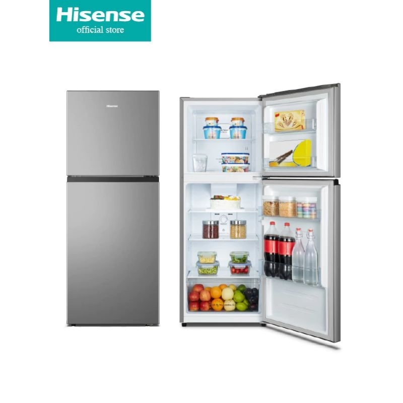 ตู้เย็น 2 ประตู HISENSE RT266N4TGN 7.5 คิว สีเงิน
