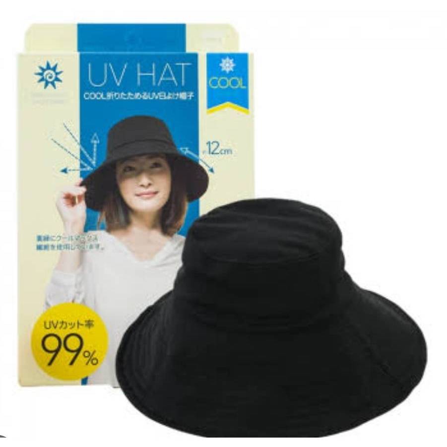 [พร้อมส่ง] UVCUT Foldable Hat UV Cut rate 99% UPF50 หมวกกันแดด UV แบบพับได้ COOL