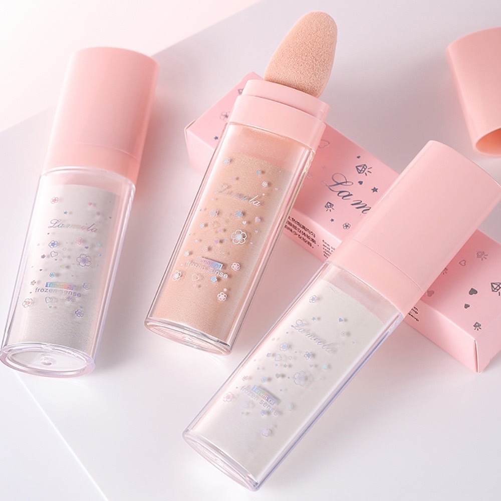 L387 LAMEILA ไฮไลท์​แบบผง กลิต​เตอร์​ฉ่ำๆ ​เนื้อฝุ่น ​ทาหน้าและตัว ใช้งานง่าย - รูปที่ 5