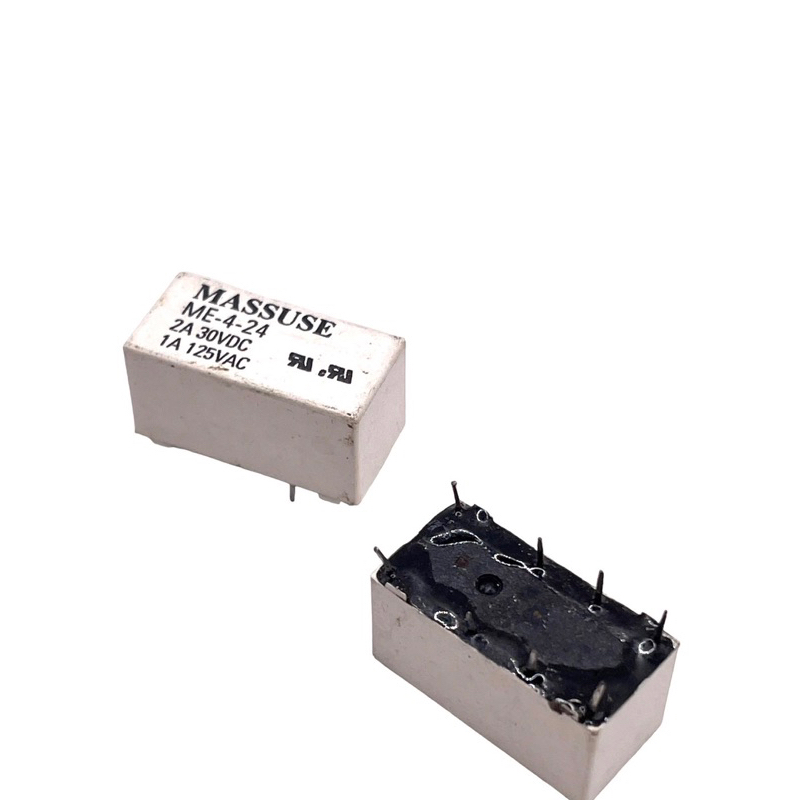 relay 8ขา 30VDC 2A massuse พร้อมส่ง ME-4-24