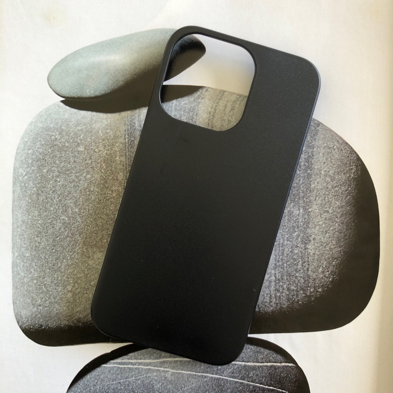 เคสแข็งด้านสีดำ (เปิดหัวท้าย) รุ่นiPhone, มีทั้งแบบกล้องนูนและไม่นูน