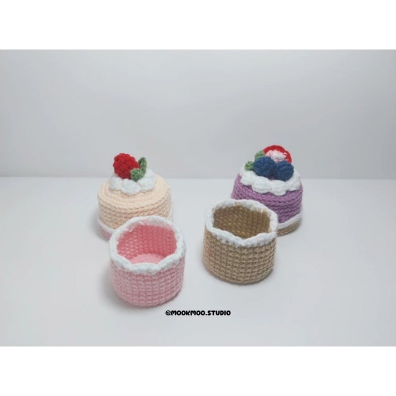 ✨️ Cake box crochet 🎂