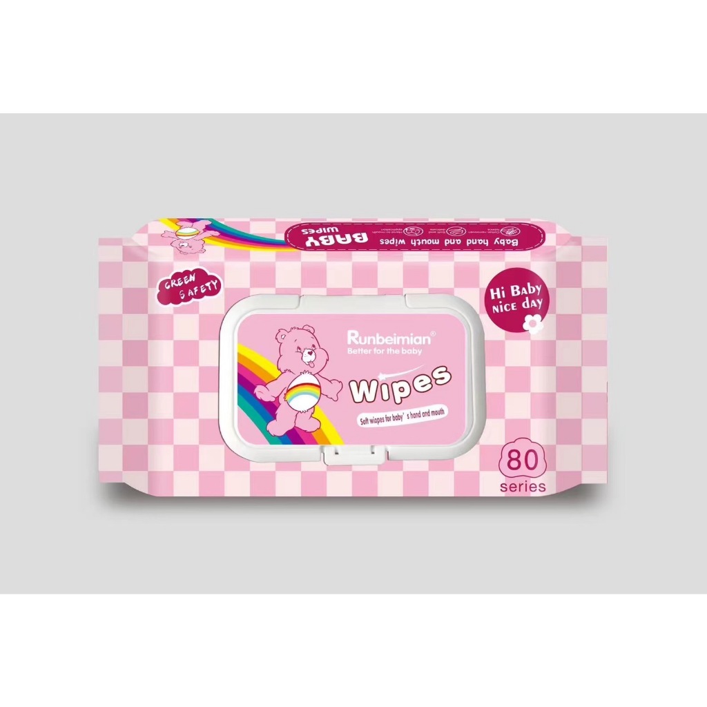 Runbeier wipesทิชชู่เปียกทำความสะอาด กระดาษทิชชู่เปียก เกรดพรีเมียม