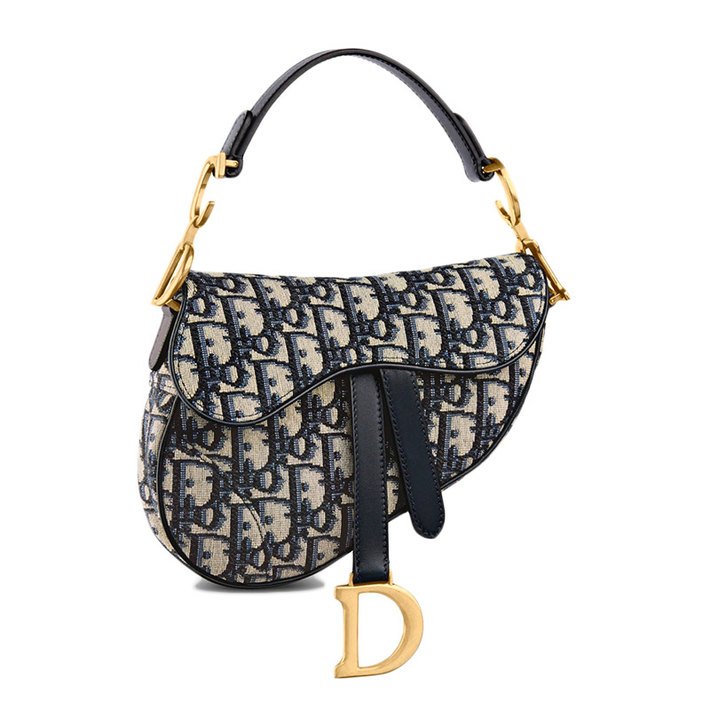 Dior/Oblique/กระเป๋าสะพาย/กระเป๋าถือ/ของแท้ 100%