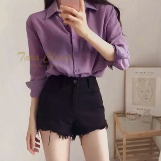 IT022 All Size 1 TARA Shirt เสื้อเชิ้ตคอปก แขนยาว มีมากกว่า 30 สี รุ่นยอดฮิต ทรงคลาสสิค ผ้าไหมอิตาลีอย่างดี ผ้าไม่หนามาก