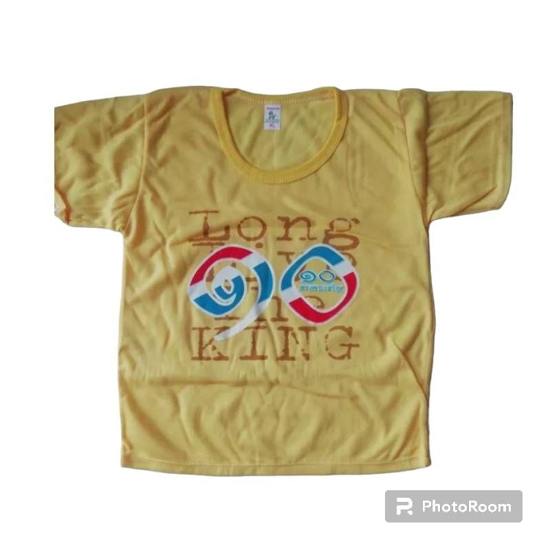เสื้อยืดคอกลม สีเหลืองไซส์ Lและ XLตัวละ​19บาท