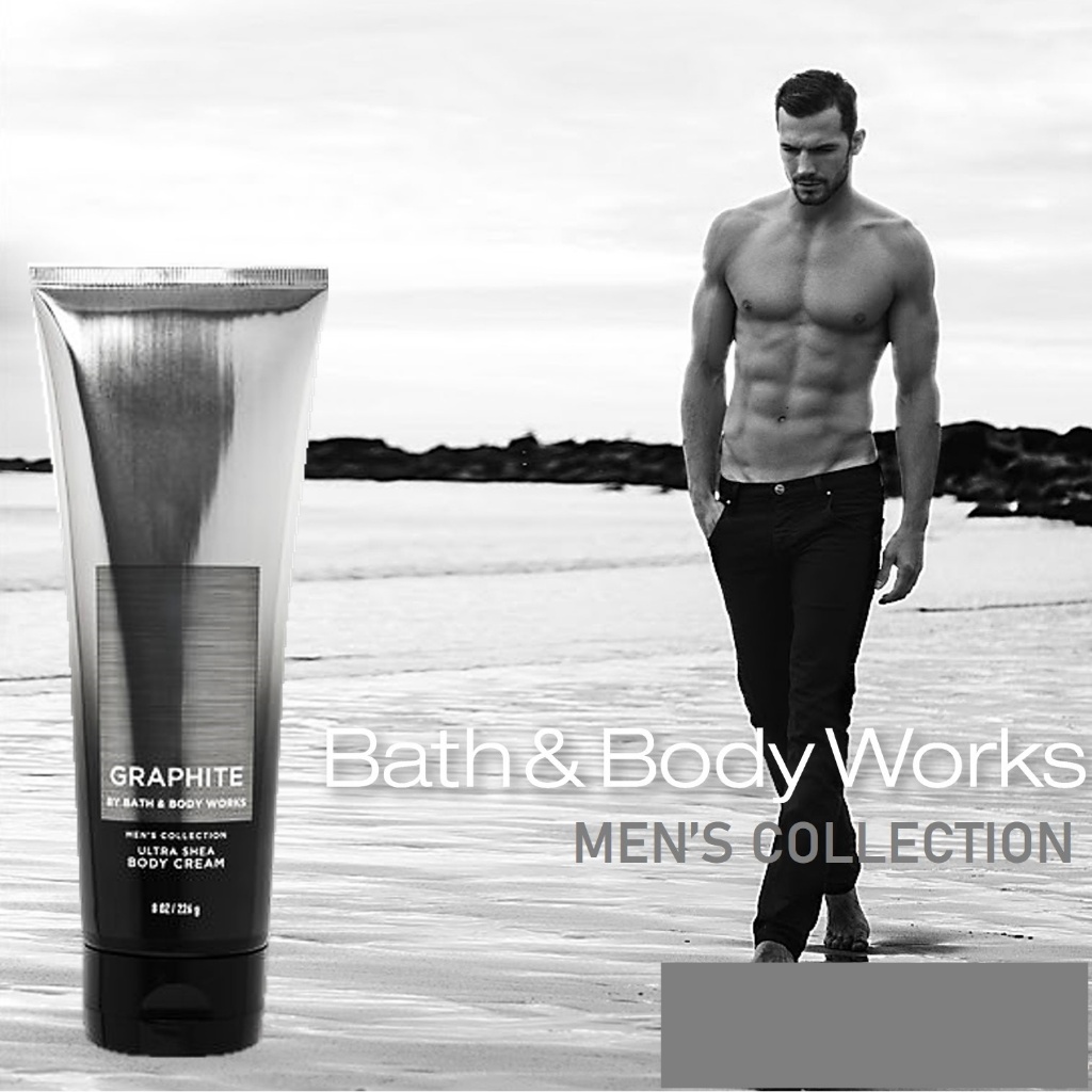 Bath & Body Works GRAPHITE *Men's Collection* Ultra Shea Body Cream ของแท้