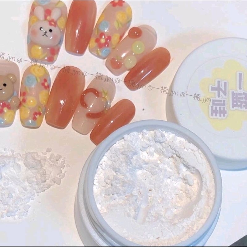 ผง powder สำหรับงานปั้นนูนและออเบรขนาด15กรัม