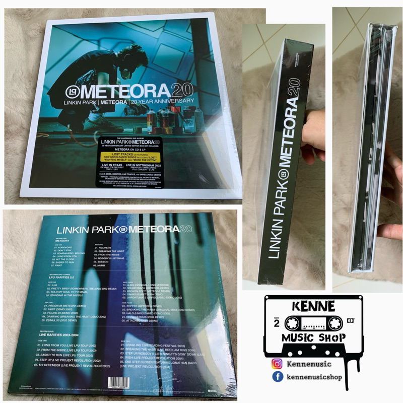 #METEORA 20TH ANNIVERSARY EDITION ของ #LINKIN PARK" "BOX SUPER DELUXE"