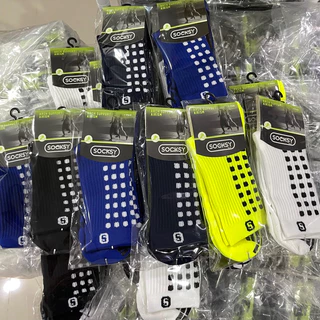 Socksy ถุงเท้ากันลื่น ถุงเท้าฟุตบอล สำหรับออกกำลังกาย หนา นุ่ม รับแรงกระแทกได้ดี ของแท้ 100%