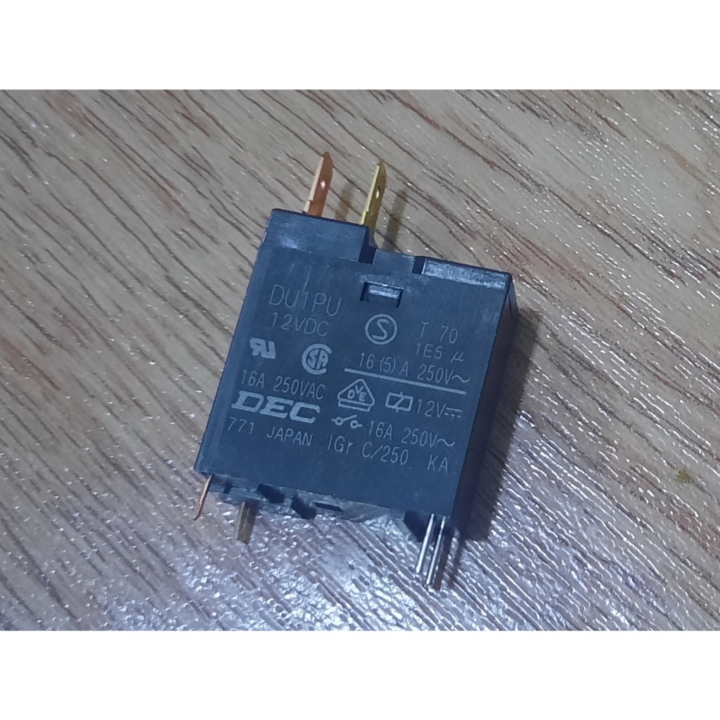Relay DU1PU 12VDC รีเลย์16A250V สําหรับเตาอบไมโครเวฟไมโครเวฟ บอร์ดแอร์