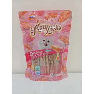 Kitty licks Novee ขนมแมวเลียสูตรดูแลสุขภาพผิว ขน เล็บ ลำไส้__แพค 25 ชิ้น***
