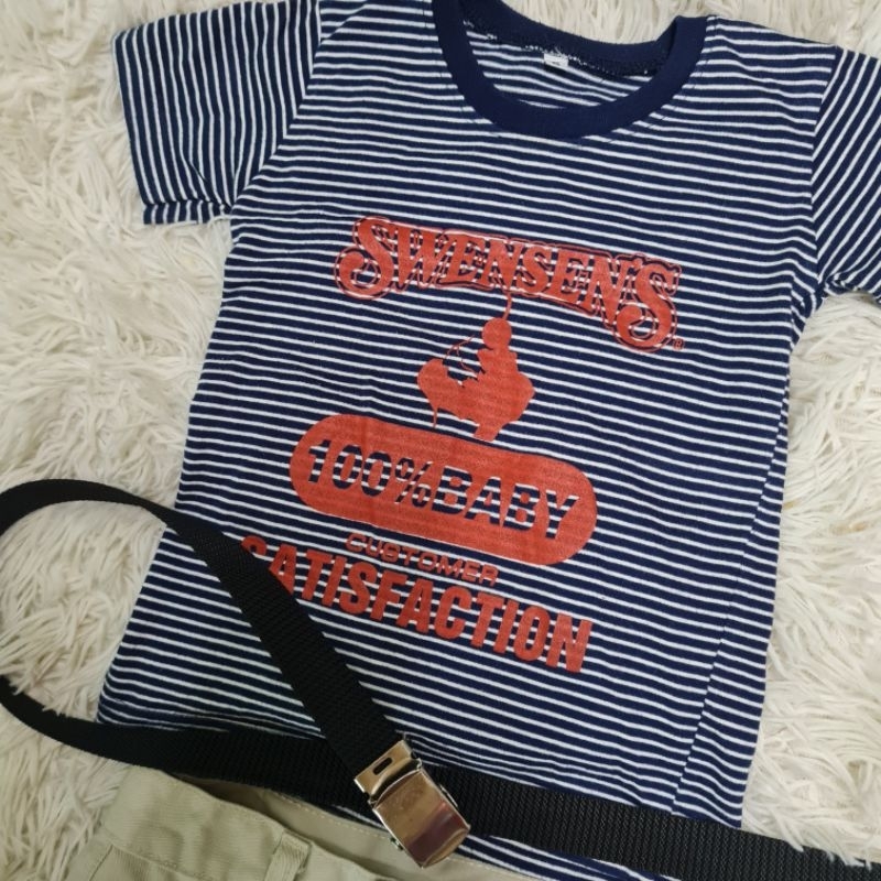 ชุดอาชีพเด็ก ชุดสาว Swensen's เซท3ชิ้น เข็มขัดS ค่า