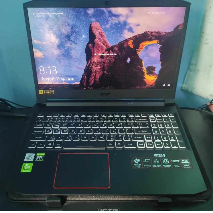 NoteBook Acer Nitro 5 I5 Gen10 RTX2060 Ram32GB **มือสอง**