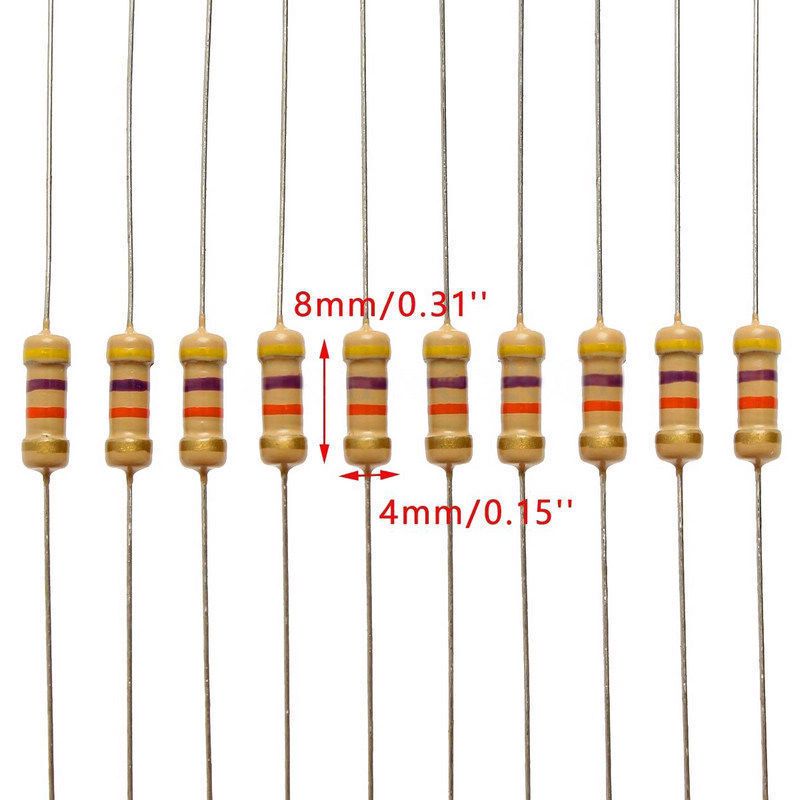 Assorted Carbon Film Resistor ตัวต้านทาน 10K, 100K, 330 Ohm