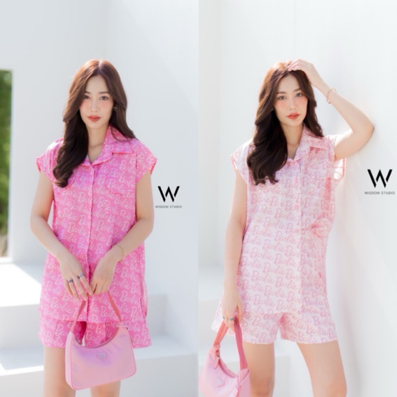 ชุดเซ็ต ขาสั้น พรางแขนผ้าเย็นสบายAraya.closet