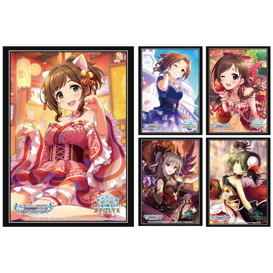 Bushiroad Shadowverse EVOLVE Official Sleeve THE iDOLM@STER Cinderella Girls : Miku, Mizuki, Akari, 