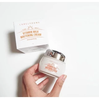 พร้อมส่งในไทย 🇹🇭แท้ 100% ใช้โค๊ดลด 100 ในไลท์ ลดอีก🔥ครีมหน้าสด LABELYOUNG Vitamin Milk Cream