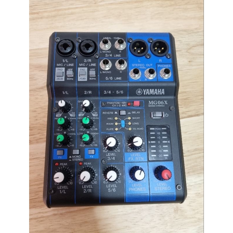 YAMAHA MIXERรุ่นMG06X(มือสอง)สภาพสวย