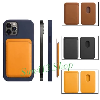 🇹🇭 Magnetic Card Holder Wallet กระเป๋าติดโทรศัพท์ใส่บัตร มีแถบแม่เหล็ก สำหรับโทรศัพท์ทุกรุ่น