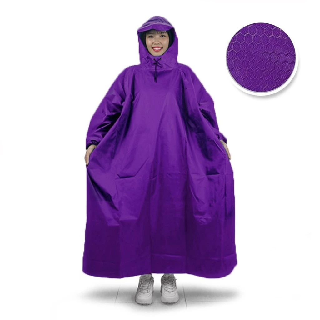 raincoat ชุดกันฝนผู้ใหญ่ ไซส์ใหญ่พิเศษ น้ำไม่เกาะ ผ้าหนา ขี่มอเตอร์ไซค์ thumbnail 5