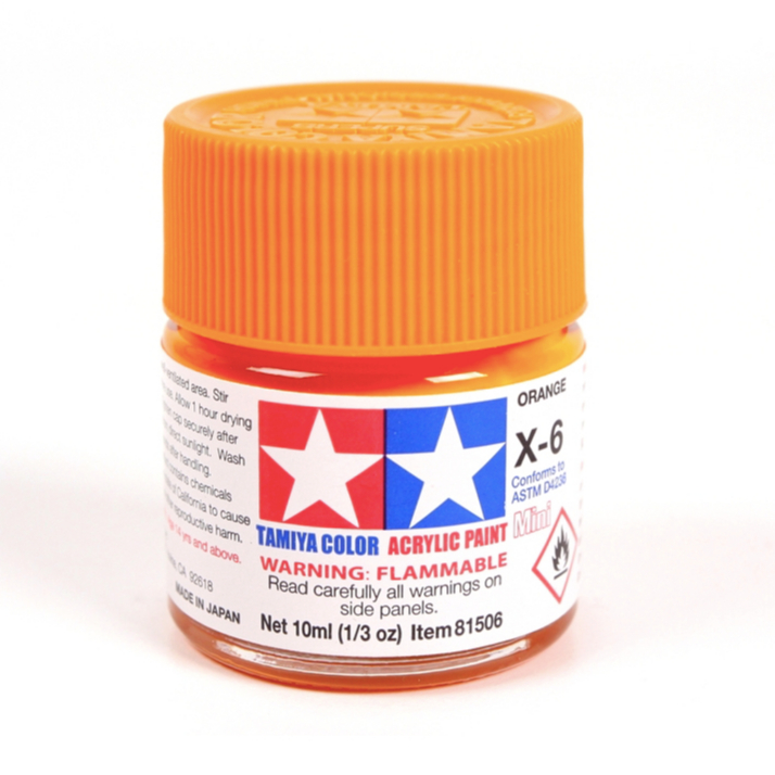 Tamiya Acrylic X-6 Orange