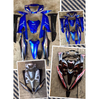 ชุดสีเวฟ100-05(รุ่นยูบ๊อก) (10ชิ้น)พร้อมแปะลายเคลือบเงาแท้ (…