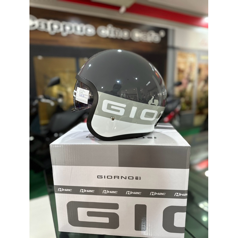 หมวกกันน็อกเต็มใบแบบเปิดหน้า HONDA GIORNO H2C สีดำ (THK3MFPOF1FSZA) Size XL