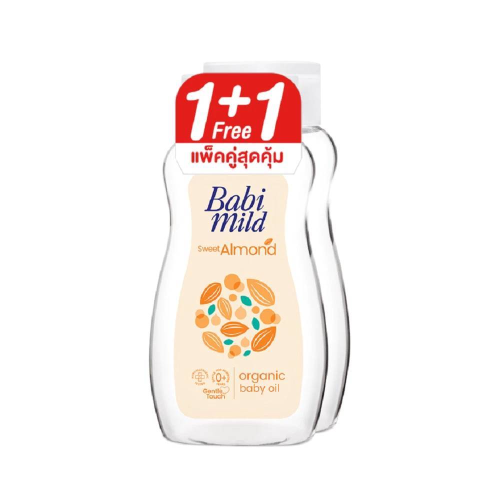 Babi Mild Oil เบบี้มายด์ ออยล์ อัลตร้ามายด์ อัลมอนด์ 100 มล.x 2