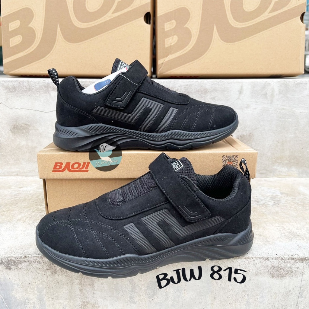 ❌Sale❌ BAOJI BJW 815 ตัวติดเทป รองเท้าผ้าใบเบาจิ เบาจิ รองเท้ากีฬา ใส่วิ่ง ใส่เที่ยวได้