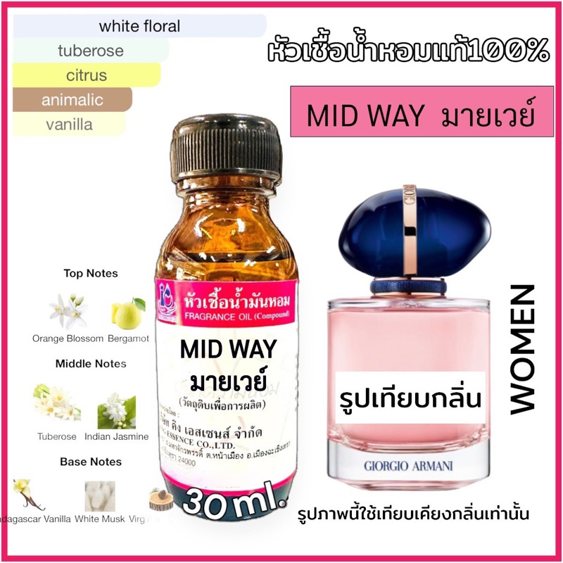 หัวเชื้อน้ำหอม 100% กลิ่น มายเวย์ MILD WAY