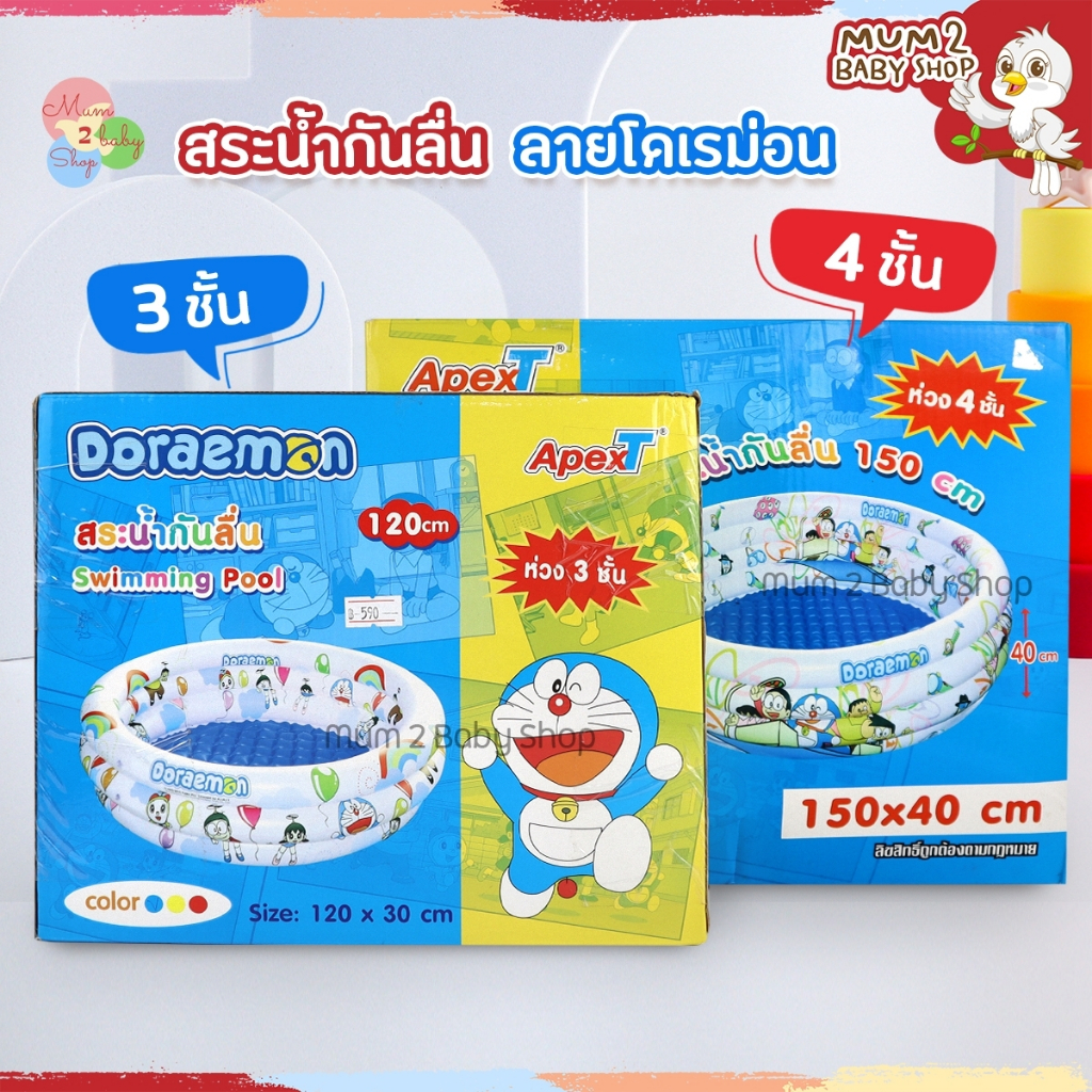 สระน้ําเป่าลม สระว่ายน้ำ PVC สระน้ำลายการ์ตูน ห่วงยางเป่าลมเด็ก สระยางเป่าลมกันลื่น ไม่มีที่เป่าลมให้นะคะ